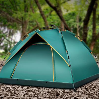 China Tube Type Tent Stake 2-3 Person Automatic Family Portable Camping Tents For Outdoor Hiking for sale