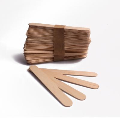 China Factory Sale Oral Examination Disposable Wooden Spatulas Jumbo Craft Directly Sticks Wooden Polishing Sticks Made Of Birch Wood for sale