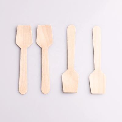 China Disposable actions of 100% birch wood shovel and spatula for sale