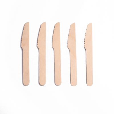 China Disposable former using wooden knife cutlery for sale