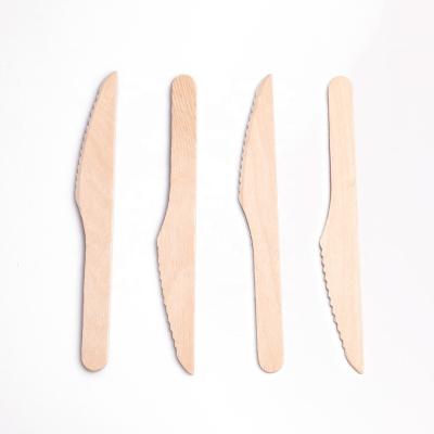 China Hot Sale Disposable and Eco--Friendly Wooden 165mm Knife 165*25*1.6mm for sale