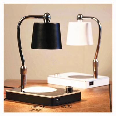 China Warm Light With New Globe Candle Charger Desktop Dimmer Poly Warmer Table Lamp for sale