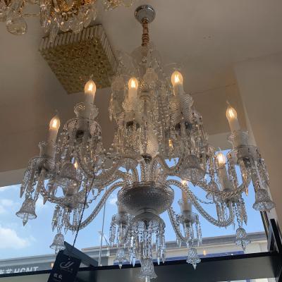 China Baccarat crystal chandelier Modern Light Luxury Restaurant Chandelier Crystal High Quality Glass Arm Chandelier Lamps Baccart K9 Crystal Chandelier Lighting for sale