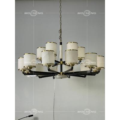 China Modern Customized decoration Chinese marble chandelier modern luxury large living room chandeliers ceiling for sale