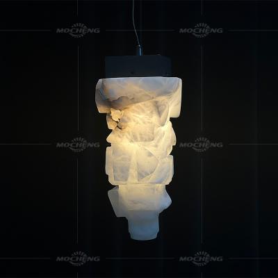 China Modern Modern Restaurant Bedroom Light Creative Personalized Hanging Decoration Pendant Light Luxury Marble Pendant Light for sale