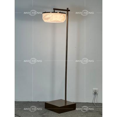 China Modern Study floor lamp standing modern marble light luxury vertical living room floor table lamp for sale