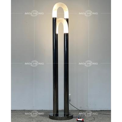 China Modern Modern creative sofa bedroom decorative floor lamp marble living room stand light floor lamp for sale