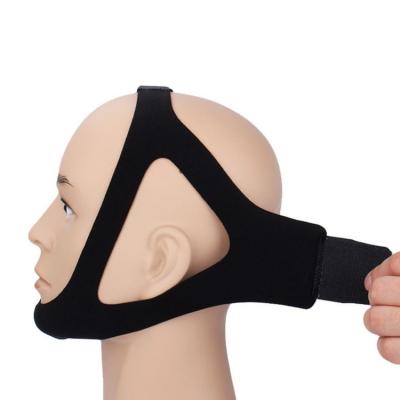 China Dropshipping Anti Snoring Neoprene Sleep Aid Device Anti Snoring Chin Relieve Apnea Belt Care Health Adjustable Straps for sale