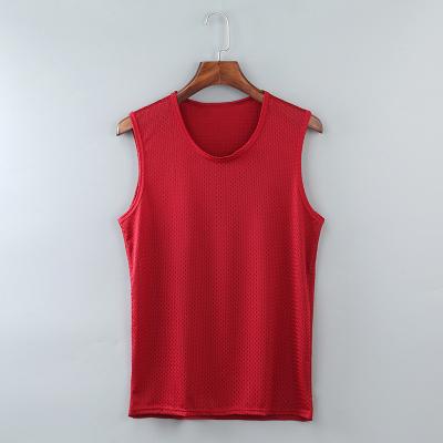 China Wholesale Anti-UV Red Sleeveless Sports Beach Top Men L-4XL for sale