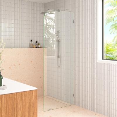 China Wholesale Price Modern Single Room Rectangle Shower Screen Frameless Tempered Glass Glass Shower Doors for sale