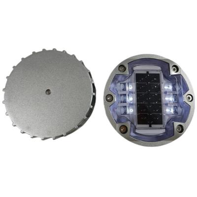 China 143mm Diameter Embedded Aluminum Solar Road Stud Anti UV PC for sale