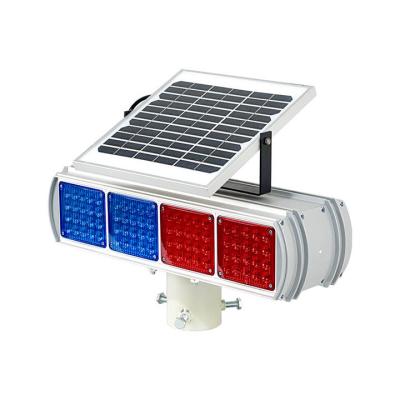 China Solar Traffic Blinker IP55 Aluminum Rustproof Solar Traffic Warning Lights for sale