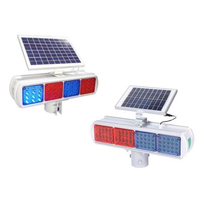 China Waterproof Solar Traffic Lights Led Burst Flash Traffic Warning Light for sale