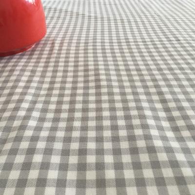 China 100% silky soft cotton dyed and printed anti-static checked fabric for sale