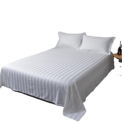 China White Cotton Tear-resistant Percel Fabric For Hotel Bedding Sets for sale