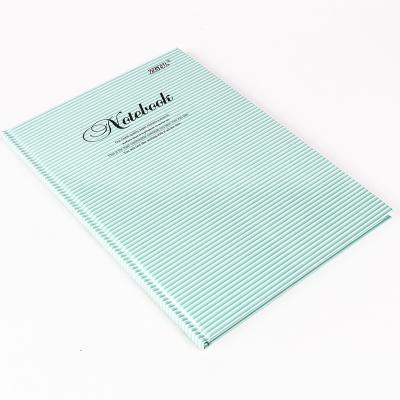 China A4 Hardcover Sublimation Printed Light Green Notebooks for sale