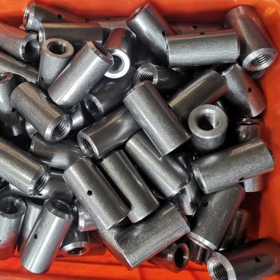 China Factory best quality 40Cr metal coupler contemporary steel rebar 45# coupler prices super for rebar connecting for sale