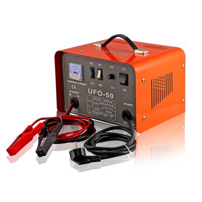 China Hot Selling UFO-10 Battery Standard 12v 24v 20ah 10 20 50 60 Amp Rechargeable Car Li Ion Lithium Battery Charger Portable Jump Starter for sale