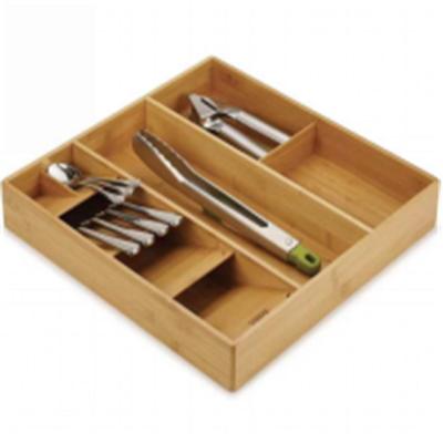 China Cheap Bamboo Storage Tray Not Support Fall Expandable Cutlery Drawer Organizer Hot Sale Kitchen Drawer Viable Adjustable Cutlery for sale