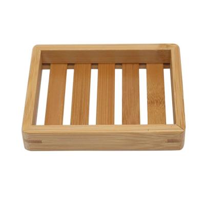 China Eco-Friendly Custom Soap Dish Traditional Hot Selling Bamboo Soap Dish For Bathroom Bathtub for sale