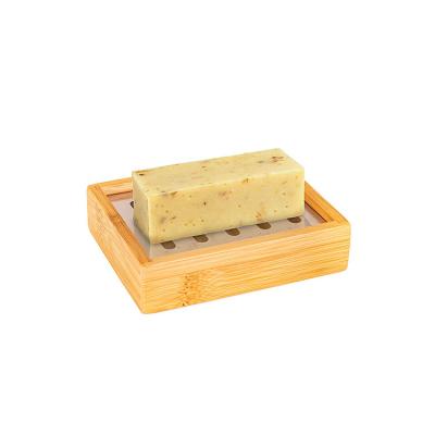 China Eco-Friendly Customized Traditional Reusable Bamboo Soap Dish Soap Dish Bamboo Holder for sale