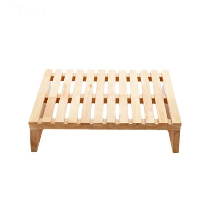 China BAMBOO Popular Good Quality Suitable Price Customization Bamboo Cake Stand Bread Display Set for sale