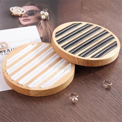 China Viable Luxury Round Jewelry Display Trays For Ring Earring for sale