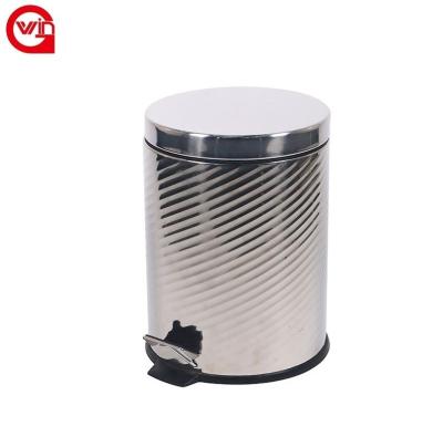 China Brand New Sustainable Products Room Bathroom Waste Bin Toilet Brush Large Waste Bin for sale