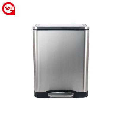 China Sustainable Quality Chinese Products Plastic Table Coffee Cabinet Door Recycle Bin for sale