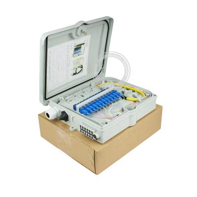 China High Quality FTTH Indoor&Outdoor Fiber Distribution Box 12 Core FTTH Fiber Terminal Box for sale