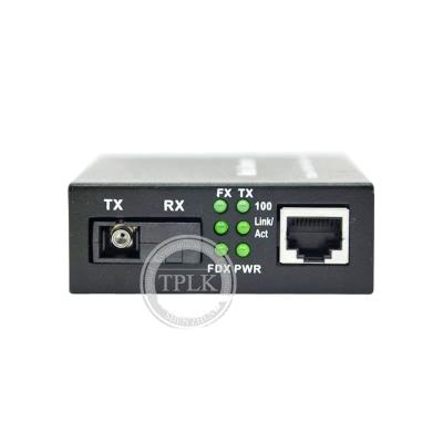 China Network SM 100M High Quality Single Fiber Media Converter 1port RJ45 for sale