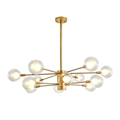 China Modern Minimalist Luxury Modern Pendant Light Metal Ceiling Lamp Creative Led Chandelier for sale