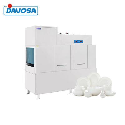 China Traditional Tunnel Pass Through Automatic Flat Type High Speed ​​Dishwasher Dish Washer Machine for sale