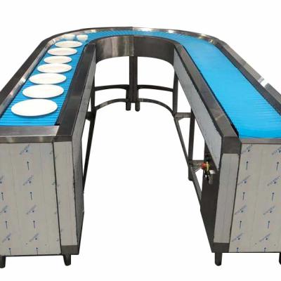 China Hotel Restaurant Cafeterias Industrial Plates Freestanding Conveyor Machine for sale