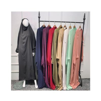 China Fast Shipping Custom Size Ramadan Hooded Prayer Garment Traditional Muslim Burka Modest Khimar Hijab Abaya Spandex Logo OEM ODM One Size for sale