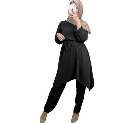 China GANE S-XXL Logo Fast Delivery OEM Anti-Static Custom Muslim Women ODM Dubai Lace Cool Middle East Dress Set for sale