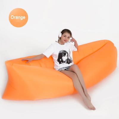 China Hybrid Type Outdoor Folding Inflatable Hammock Sleeping Bag Sofa Camping Beach Hammocl Lazy Quick Air Hammock Bed for sale