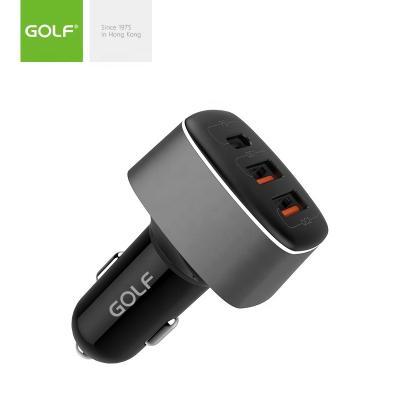 China GOLF QC3.0 Factory Customized Car Charger Type C Palladium 20W USB 56W Wholesale Price Mini Size USB Fast Charging Car Charger For Mobile for sale