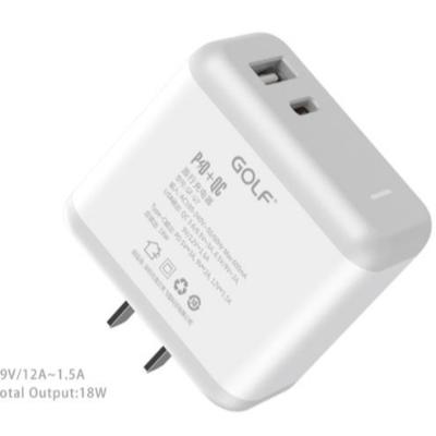 China Mobile Phone Charging 3.0 USB Quick Wall, 18W PD Fast Charger, EU USA Android Adapter for sale