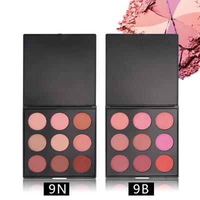 China 2017 waterproof popular wholesale natural cheek blush palette for sale