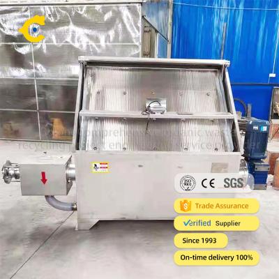 China food & Beverage Plant Poultry Machine Cow Dung Fertilizer Machine Solid Liquid Chute Dewatering Separator for sale