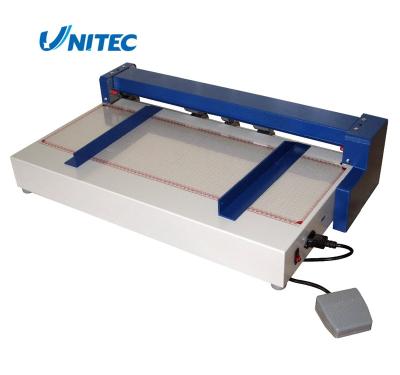 China Best Commercial Shops Printing Products Electric Paper Cover Book Creasing Punching Machine for sale