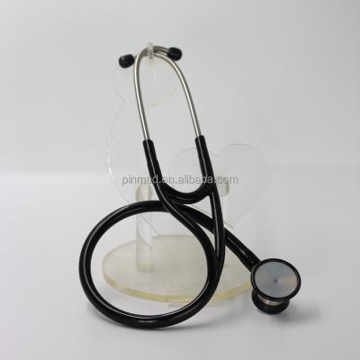 China Stainless Steel Aluminum Alloy Stethoscope for Medical Students Education Latex Dual Echometer Aluminum Balloon for sale