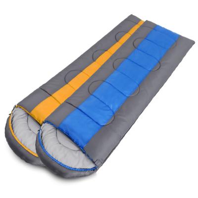 China Tourism custom cotton logo waterproof sleeping bag for outdoor camping 220*75cm for sale