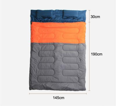 China Outdoor Waterproof Camping Double Couples Sleeping Bag 220*145cm for sale