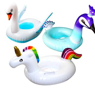 China Kid Child Safety Inflatable Lightweight Swan Swimming Ring for sale