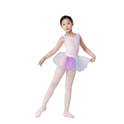 China pinch front & back women kids girls beach sleeveless basic ballet uniform dancer tights forming Dancewear for sale