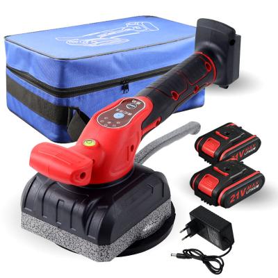 China High Efficiency Kilometer Tool Machine 21V Professional Handheld Tile Vibrator Rechargeable Cordless Floor Laying Machine for sale