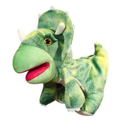 China For Children Play New Fun Parent-Child Game Ventriloquism Hand Puppet Stuffed Hand Puppet Dinosaur Hand Story Doll Children Warming Puppet Show for sale