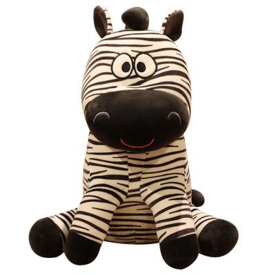 China For Kids Play Cute Funny Zebra Doll Plush Toy Action Number Donkey The Little Sleeping In Bed Doll Birthday Gift For Boy for sale